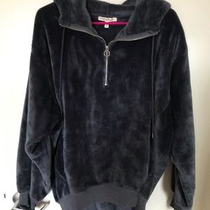 Soft Teddy Zip Up Hoodie